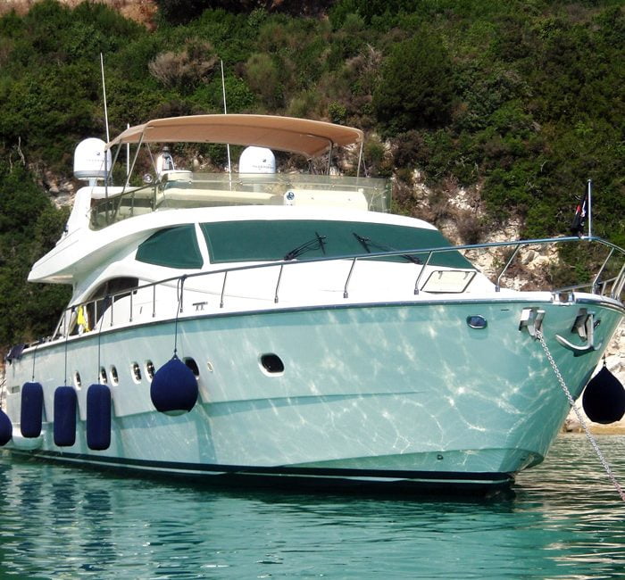 Yacht Mykonos Greece Ferretti68 01